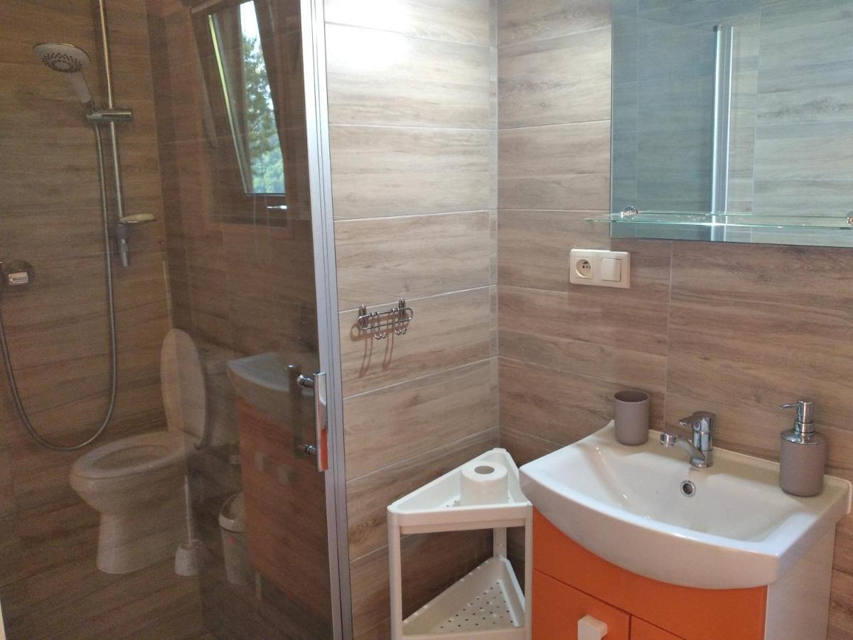 Domki I Apartamenty Nad Jeziorem Solinskim Z Basenem I Widokiem Na Gory Wolkowyja Exterior foto